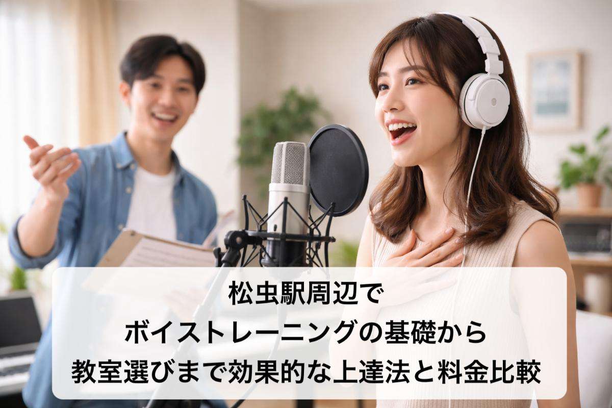 松虫駅周辺でボイストレーニングの基礎から教室選びまで効果的な上達法と料金比較