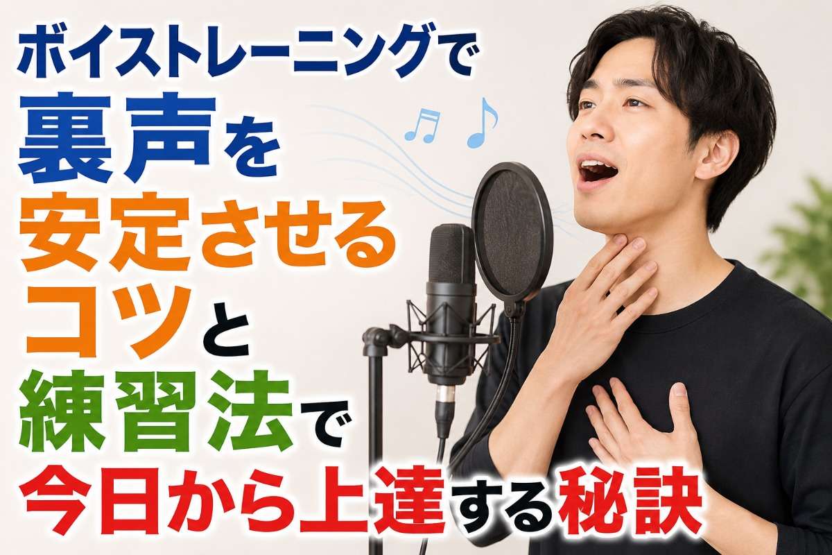 ボイストレーニングで裏声を安定させるコツと練習法で今日から上達する秘訣